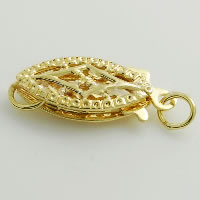 14-каратное золото застежка в форме рыболовного крючка, отверстие продается PC