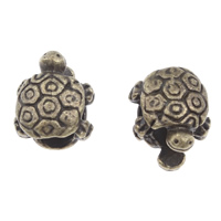 Zinc Alloy European Beads, Turtle, antique bronze color plated, without troll, lead & cadmium free Approx 4mm 