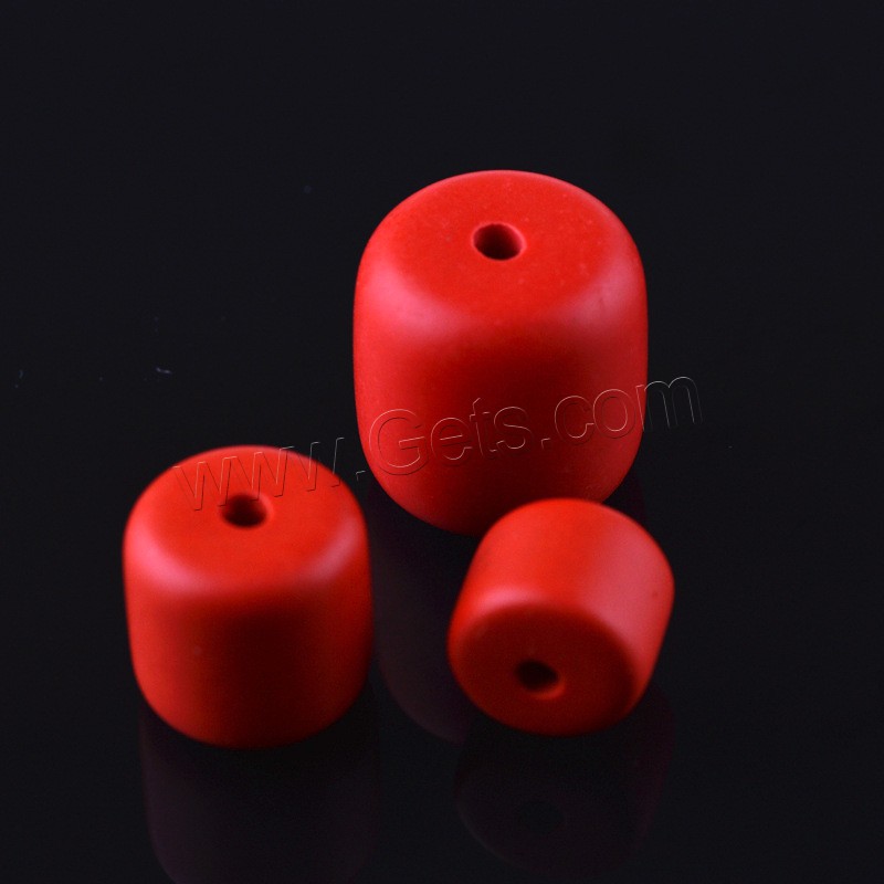 Cinnabar Beads, Column, different size for choice, Hole:Approx 2mm, Sold By PC