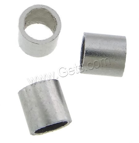 Stainless Steel Positioning Bead, Tube, different size for choice, original color, 10000PCs/Lot, Sold By Lot