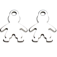 Stainless Steel Pendants, Boy, original color Approx 2mm 
