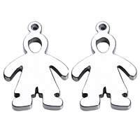 Stainless Steel Pendants, Boy, original color Approx 2mm 
