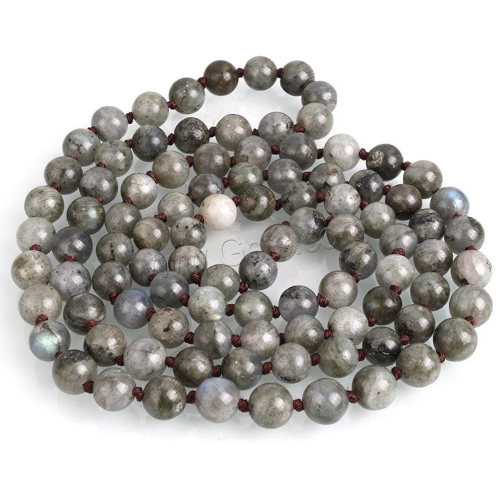 Labradorite Beads, Round, natural, different length for choice & imported, 8mm, Hole:Approx 1mm, Sold By Strand