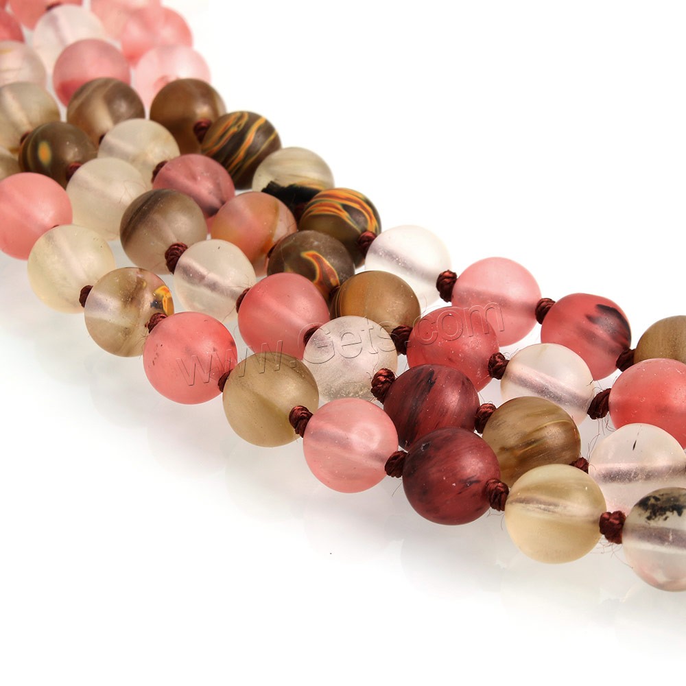 Watermelon Bead, Round, natural, different length for choice & frosted, 8mm, Hole:Approx 1mm, Sold By Strand