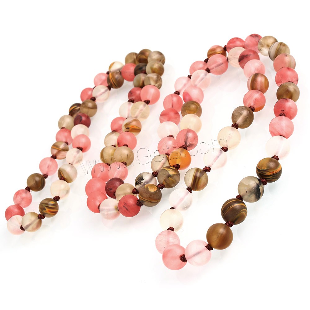 Watermelon Bead, Round, natural, different length for choice & frosted, 8mm, Hole:Approx 1mm, Sold By Strand
