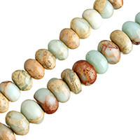 Aqua Terra Jasper Beads, Rondelle, natural Approx 0.8-1mm Approx 16 Inch 