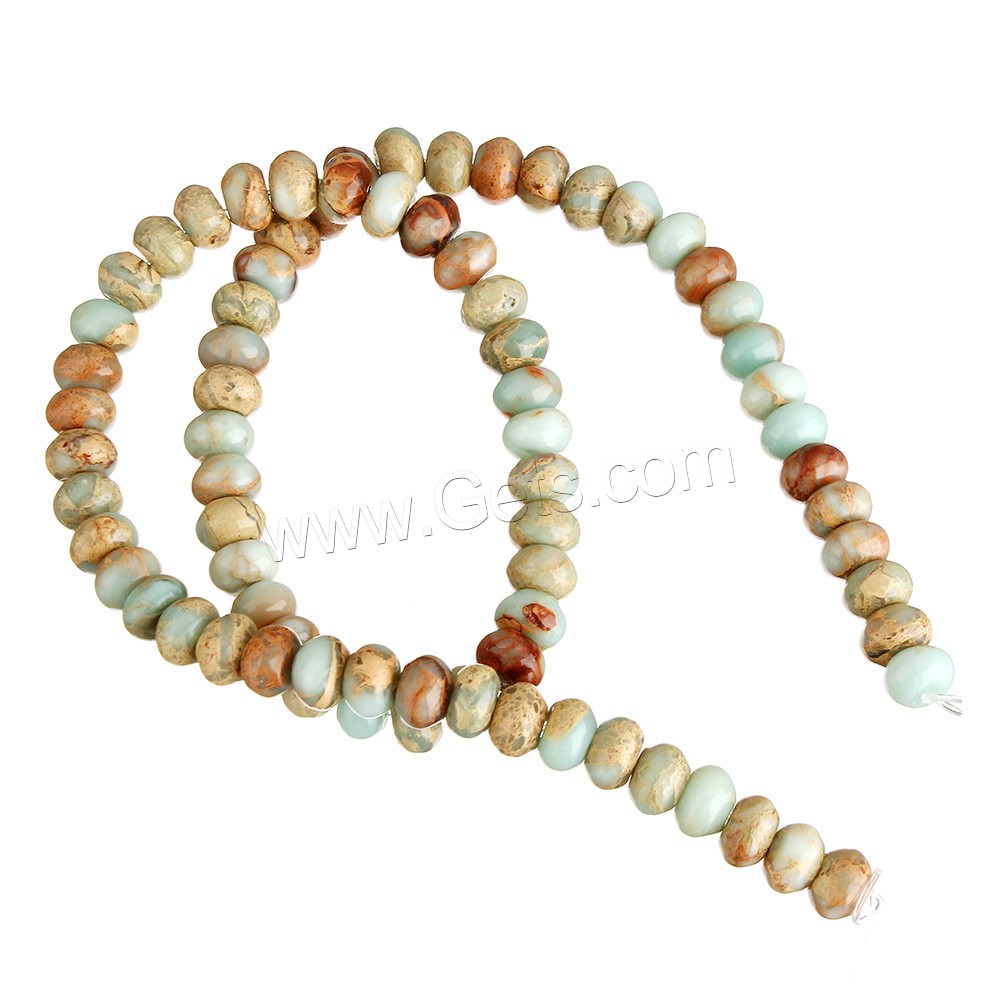 Aqua Terra Jasper Beads, Rondelle, natural, different size for choice, Hole:Approx 0.8-1mm, Length:Approx 16 Inch, Sold By Strand