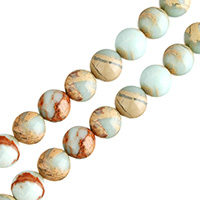 Aqua Terra Jasper Beads, Round, natural Approx 0.5-1mm Approx 16 Inch 