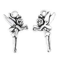 Character Shaped Zinc Alloy Pendants, Fairy, antique silver color plated, lead & cadmium free Approx 1mm 