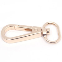 Lobster Swivel Clasp, Zinc Alloy, rose gold color plated, lead & cadmium free, 16-40mm Approx 16.4mm 