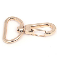 Zinc Alloy Lobster Swivel Clasp, rose gold color plated, lead & cadmium free, 40mm Approx 19.1mm 