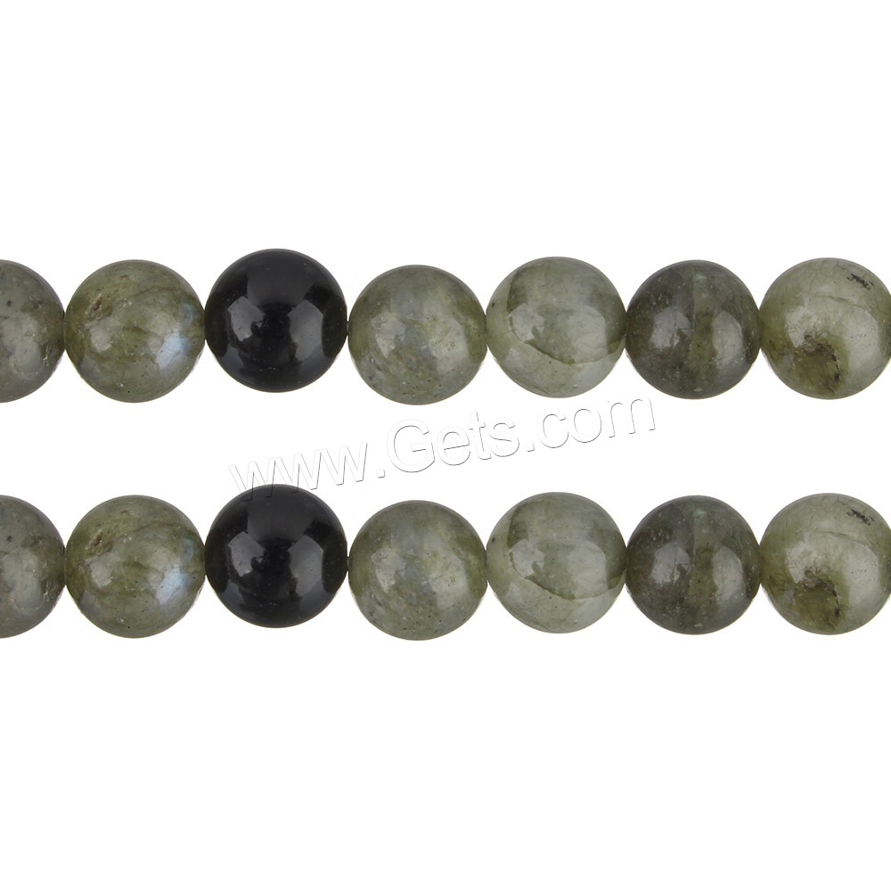Labradorite Beads, Round, natural, different size for choice, Hole:Approx 1mm, Length:Approx 15.5 Inch, Sold By Strand