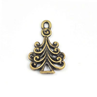 Zinc Alloy Jewelry Pendants, Tree, antique bronze color plated, lead & cadmium free Approx 1-1.5mm 
