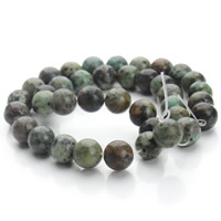 Natural African Turquoise Beads, Round Approx 1.5mm Approx 15.5 Inch 