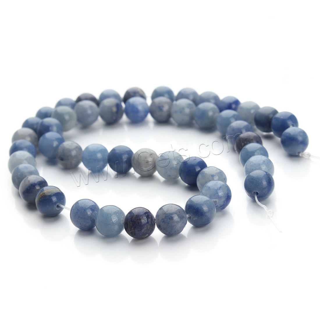 Blue Aventurine Beads, Round, natural, different size for choice, Hole:Approx 1mm, Length:Approx 15.5 Inch, Sold By Strand