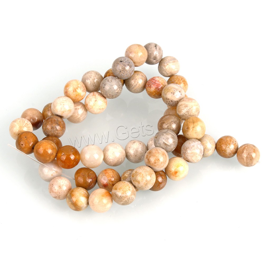 Chrysantheme Stein Perle, Chrysanthemen Stein, rund, verschiedene Größen vorhanden, Bohrung:ca. 1-2mm, Länge:ca. 16 ZollInch, verkauft von Strang