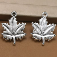 Zinc Alloy Leaf Pendants, Maple Leaf, plated lead & cadmium free Approx 1.5mm 