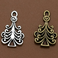 Zinc Alloy Jewelry Pendants, Tree, plated lead & cadmium free Approx 1.5mm 