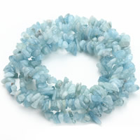 Aquamarine Beads, Nuggets, March Birthstone, 5-8mm Approx 1.5mm Approx 31 Inch, Approx 
