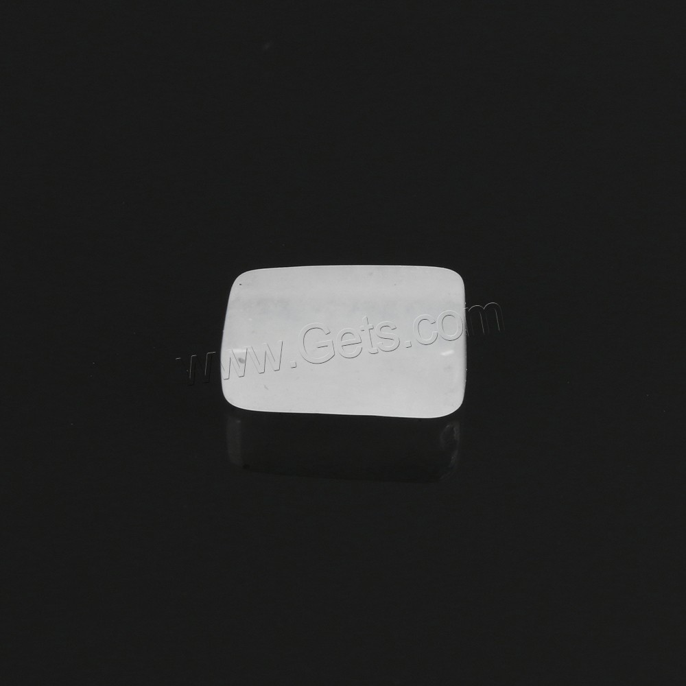 weiße Jade Cabochon, Rechteck, verschiedene Größen vorhanden, verkauft von PC