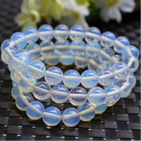 Sea Opal Bracelets, Round & for woman Approx 7.5 Inch 