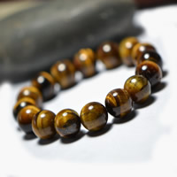 Tiger Eye Bracelet, Round & for woman Approx 7.5 Inch 