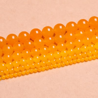 Yellow Calcedony Beads, Round, natural Approx 1-2mm Approx 15 Inch 