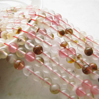 Watermelon Bead, Round, natural Approx 1-2mm Approx 15 Inch 