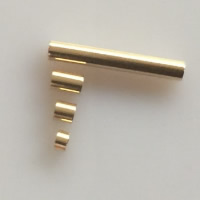 Медно-золото Позиционирование Tube, Круглая, 14K плакирование железом, разный размер для выбора, продается PC