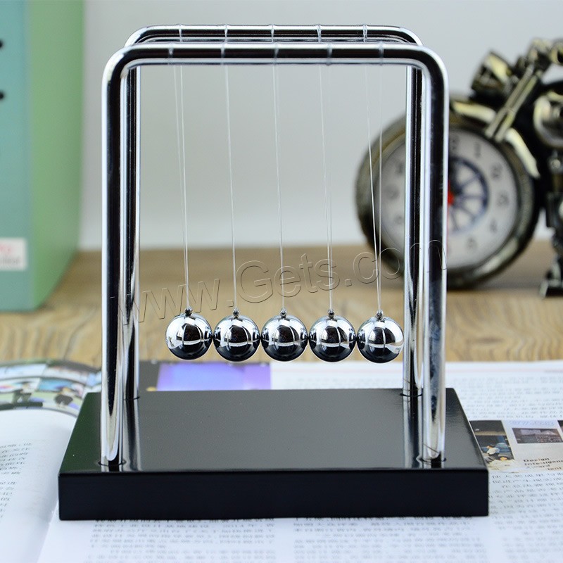 Wood Newton Cradle Balance Balls, with Crystal Thread & Stainless Steel, different size for choice, Sold By PC