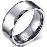 Men Tungsten Steel Ring in Bulk & for man, original color, 8mm 
