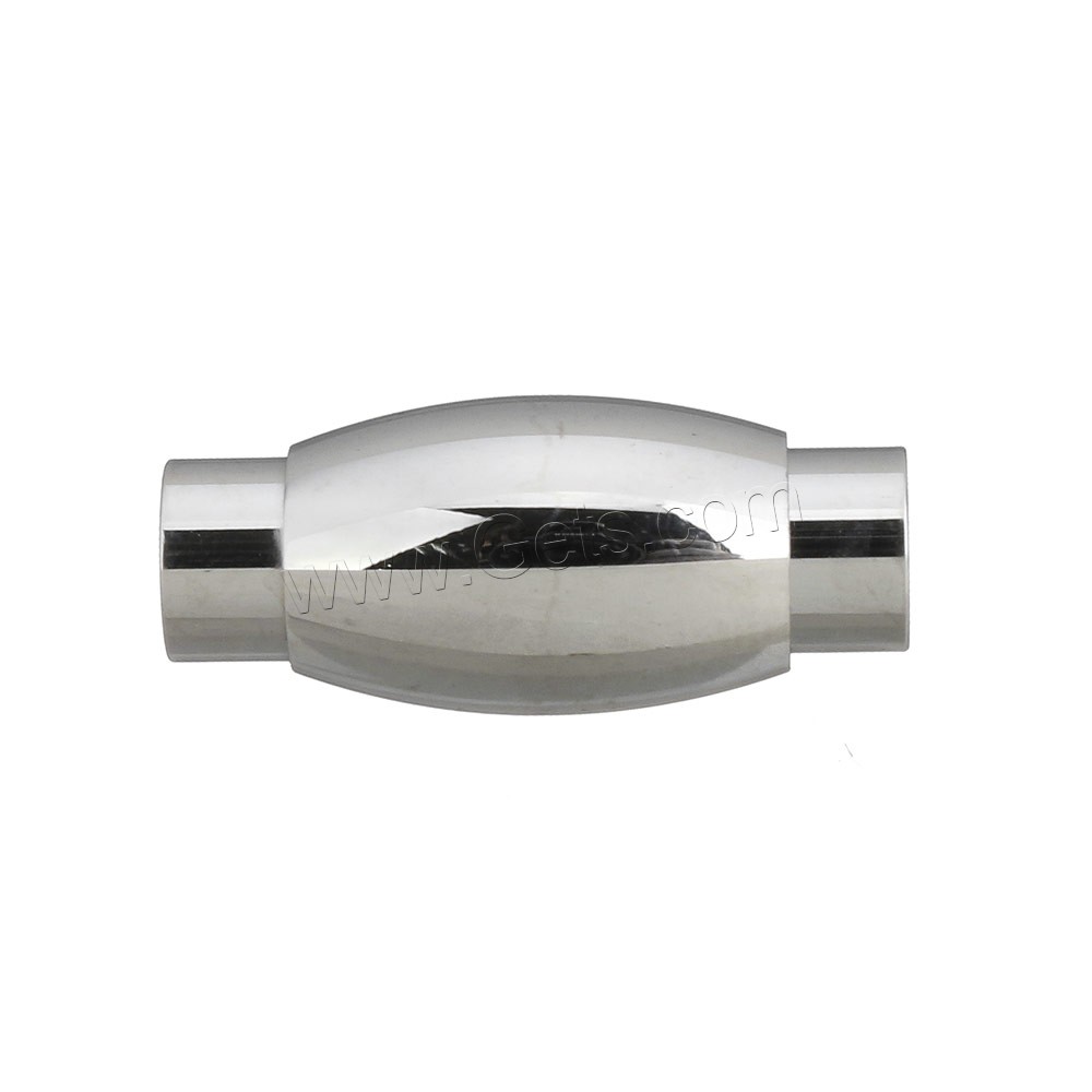 Round Stainless Steel Magnetic Clasp, hand polished, different size for choice, original color, Sold By PC