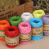 Rafi Straw Cord, mixed colors, 2mm 