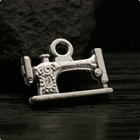 Zinc Alloy Tool Pendants, Sewing Machine, antique silver color plated, lead & cadmium free Approx 1.5mm 