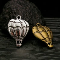 Vehicle Shaped Zinc Alloy Pendants, Hot Balloon, plated lead & cadmium free Approx 1.5mm 