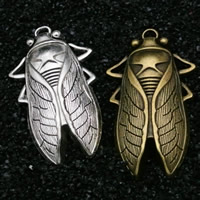 Zinc Alloy Animal Pendants, Cicada, plated lead & cadmium free Approx 1.5mm 