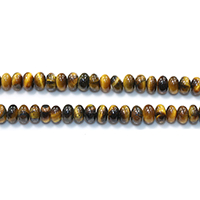 Tiger Eye Beads, Rondelle, natural Approx 0.5-1.5mm Approx 15 Inch 