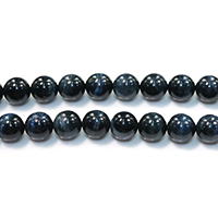 Tiger Eye Beads, Round, natural blue Approx 1-1.5mm Approx 15.5 Inch 