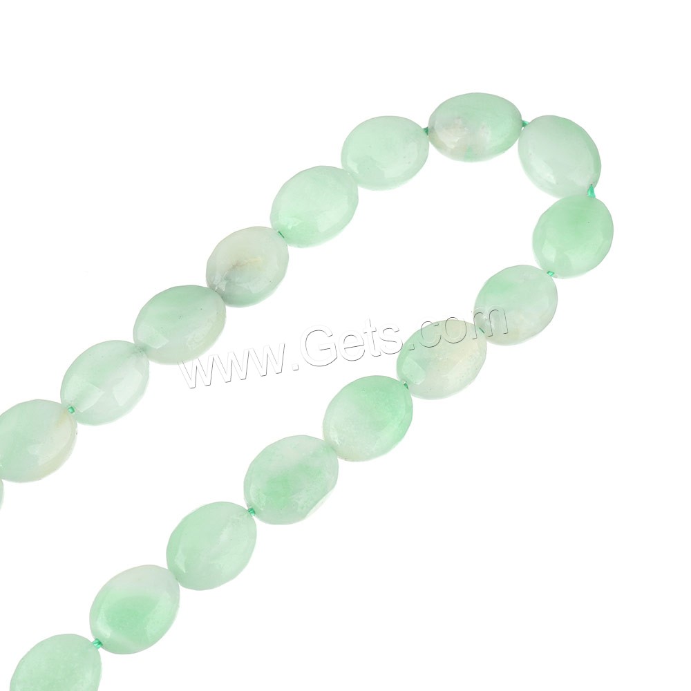 Perles amazonite, ovale, naturel, normes différentes pour le choix, Niveau AB, Trou:Environ 1-1.5mm, Longueur:Environ 15.5 pouce, Vendu par brin