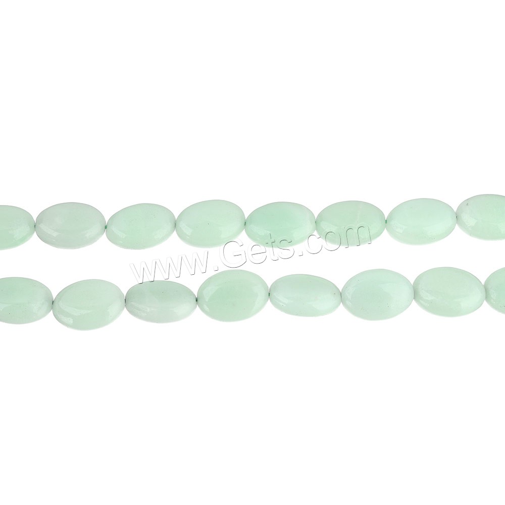 Amazonite Beads, Oval, natural, different size for choice, Grade A, Hole:Approx 1-1.5mm, Length:Approx 15.5 Inch, Sold By Strand