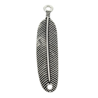 Zinc Alloy Charm Connector, Leaf, antique silver color plated, 1/1 loop, lead & cadmium free Approx 2mm, Approx 