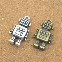 Zinc Alloy Jewelry Pendants, Robot, plated Approx 1.5mm 