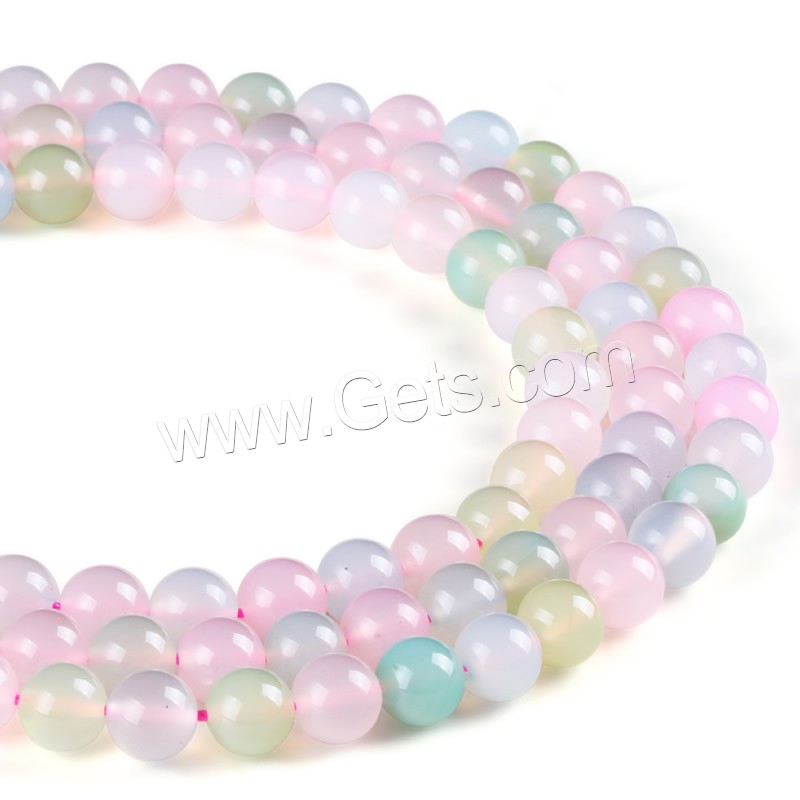 Morganite Beads, Round, different size for choice, Hole:Approx 1mm, Length:Approx 15 Inch, Sold By Strand