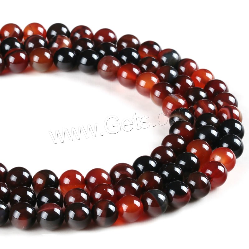Natural Miracle Agate Beads, Round, different size for choice, Hole:Approx 1mm, Length:Approx 15 Inch, Sold By Strand