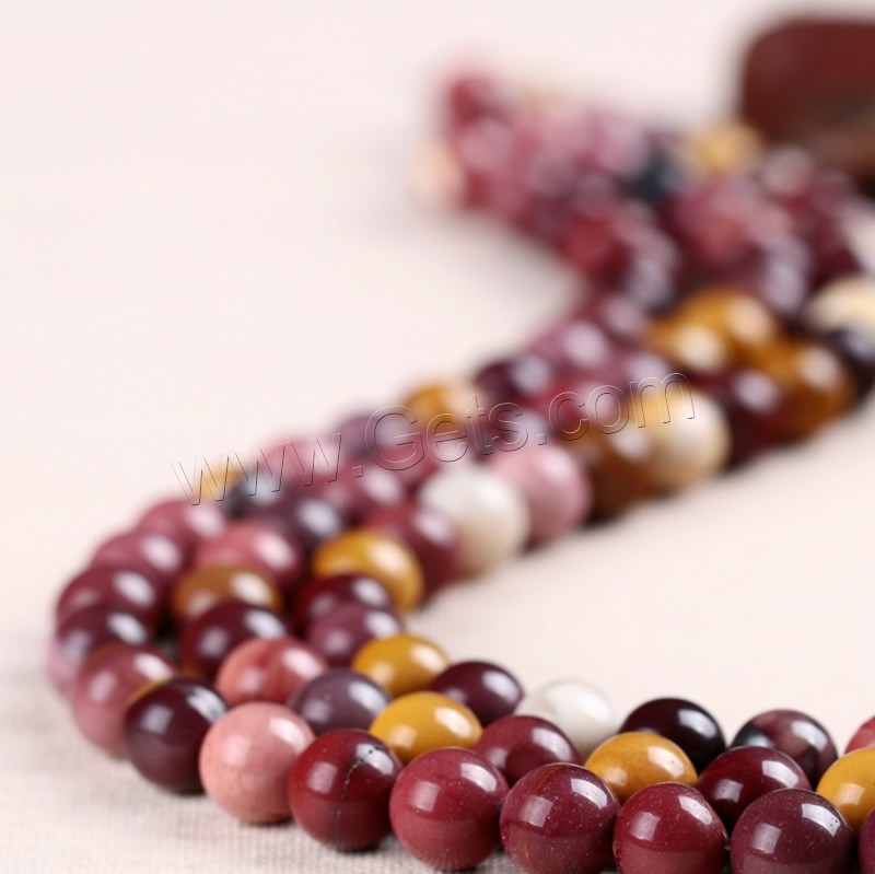 Yolk Stone Bead, Round, different size for choice, Hole:Approx 1mm, Length:Approx 15 Inch, Sold By Strand