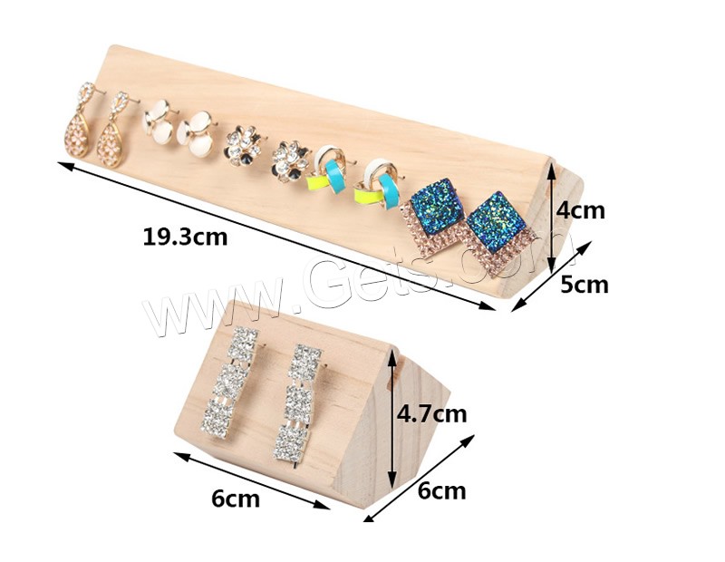 Holz Ohrring Anzeige, Fünfeck, verschiedene Größen vorhanden, verkauft von PC