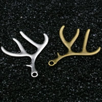 Zinc Alloy Jewelry Pendants, Antlers, plated lead & cadmium free Approx 1.5mm 