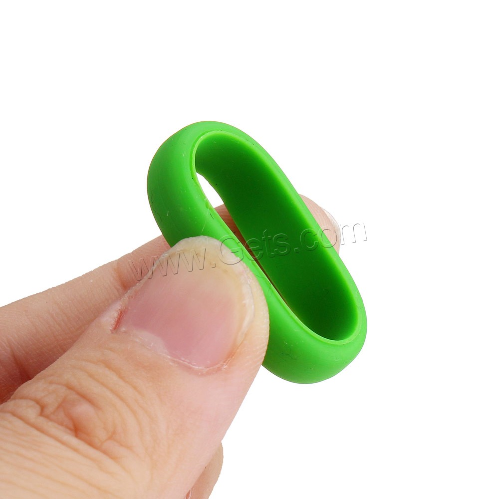 Anillo de dedo de silicona, diverso tamaño para la opción, más colores para la opción, 8mm, Vendido por UD