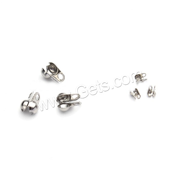 Pointes de perles en acier inoxydable , normes différentes pour le choix, couleur originale, Vendu par PC