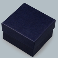 Картоновая шкатулка для браслетов, картон, темно-синий продается PC